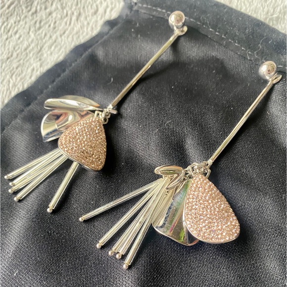 Henri Bendel Fantasy Floral Drop Earrings - Picture 3 of 6